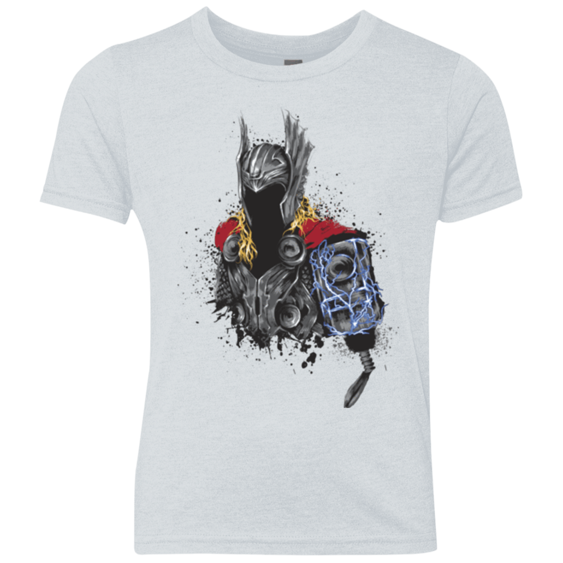 T-Shirts Heather White / YXS The Power of Thunder Youth Triblend T-Shirt