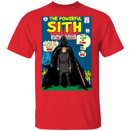 T-Shirts Red / S The Powerful Sith Comic T-Shirt
