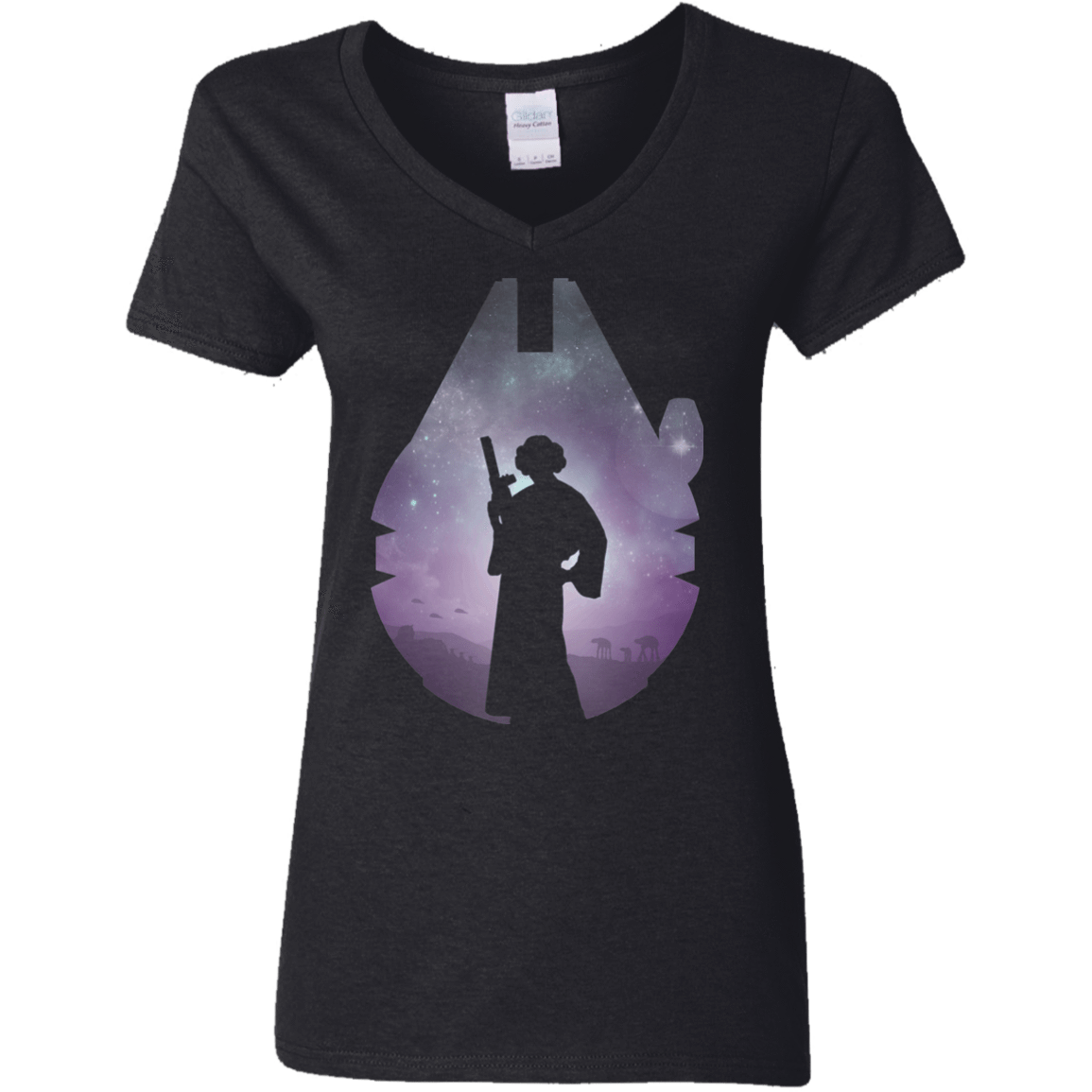 T-Shirts Black / S The Princess Women's V-Neck T-Shirt