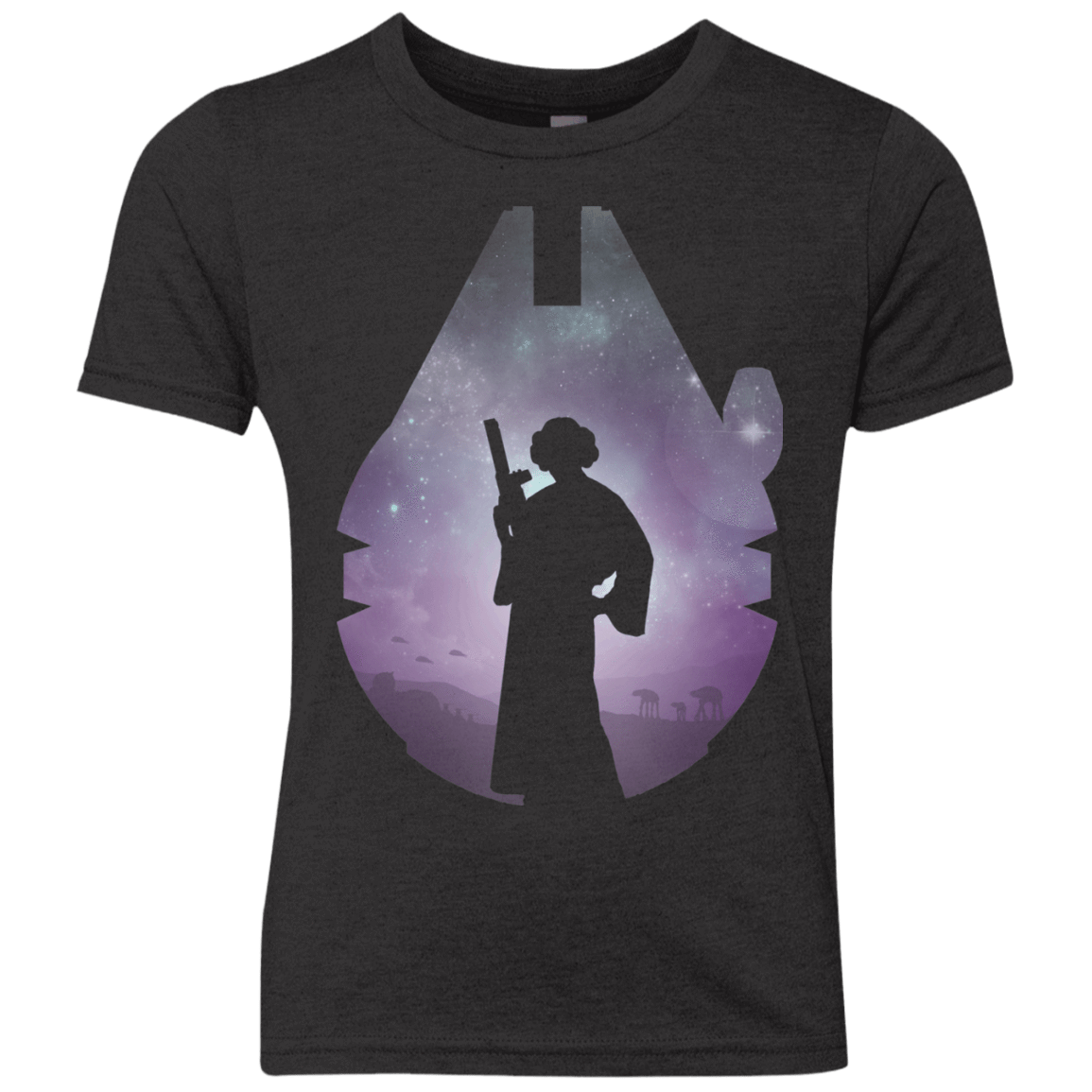 T-Shirts Vintage Black / YXS The Princess Youth Triblend T-Shirt