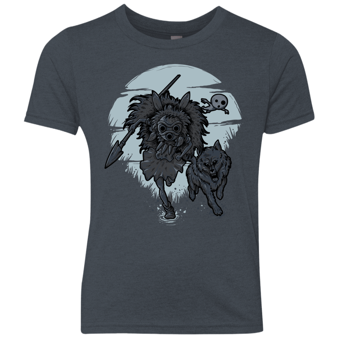 T-Shirts Vintage Navy / YXS The Princess Youth Triblend T-Shirt