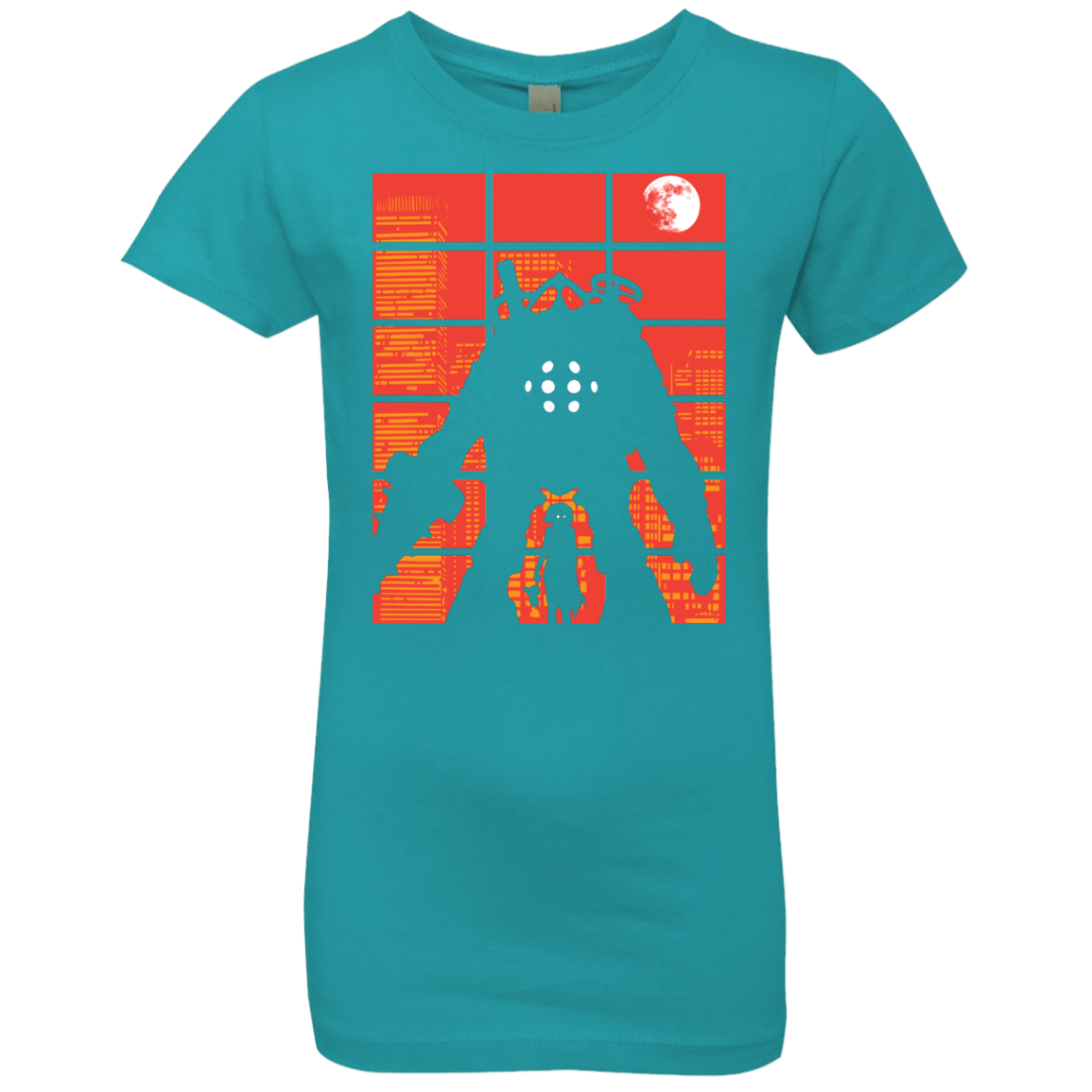 T-Shirts Tahiti Blue / YXS The Protector Girls Premium T-Shirt