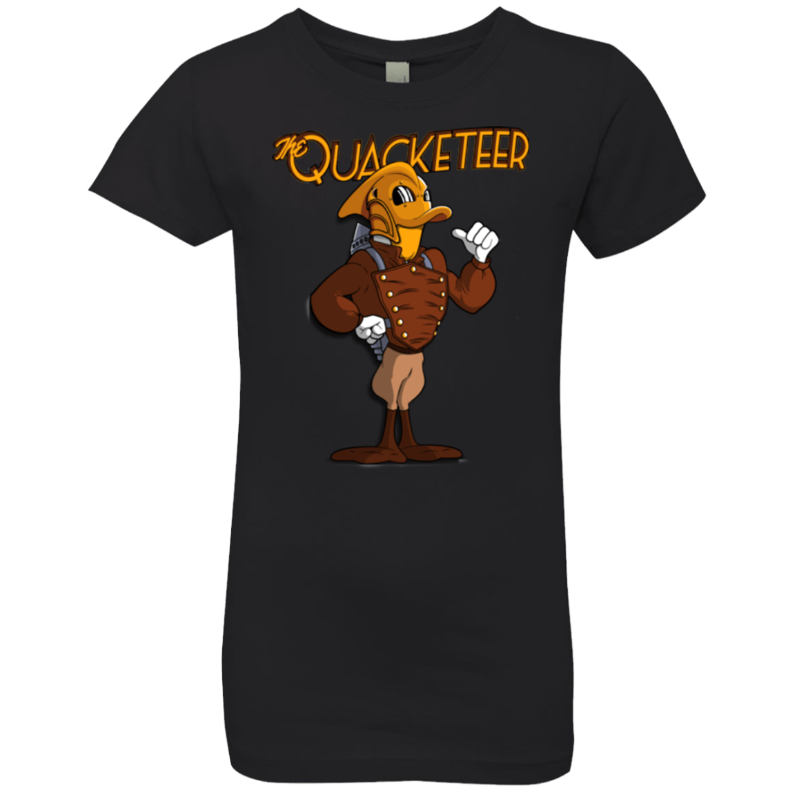 T-Shirts Black / YXS The Quacketeer Girls Premium T-Shirt