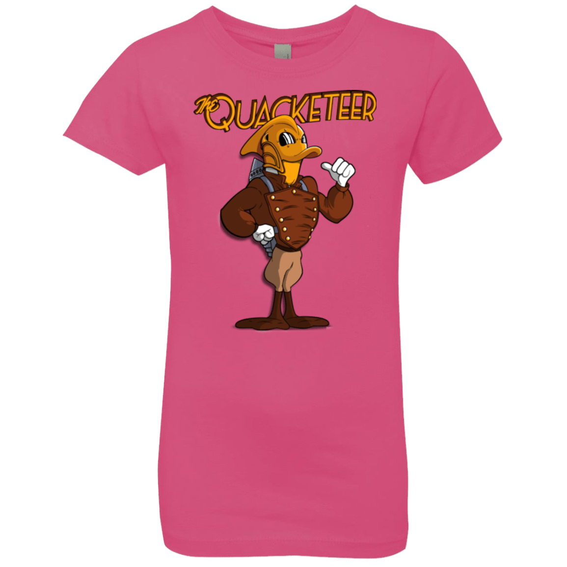T-Shirts Hot Pink / YXS The Quacketeer Girls Premium T-Shirt