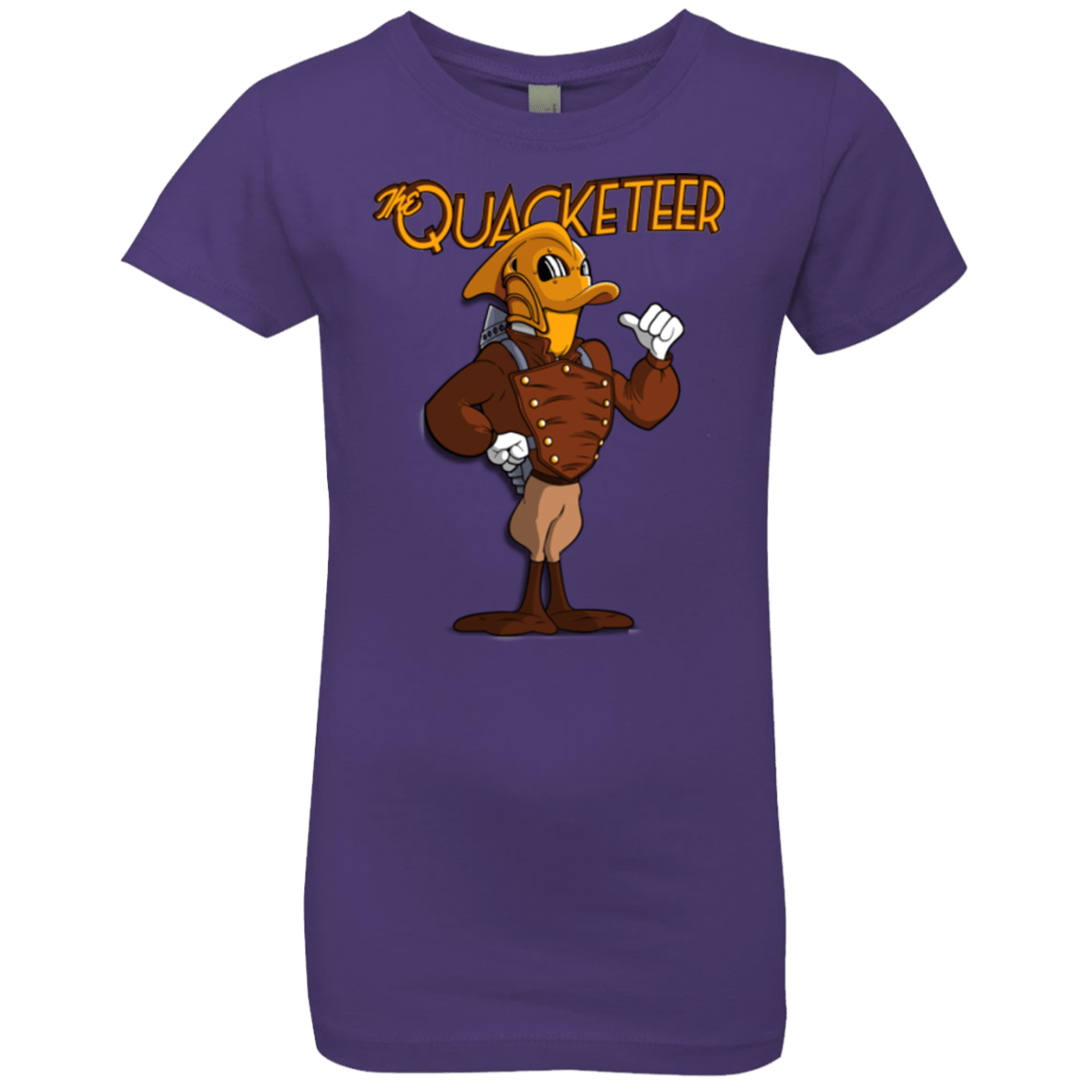 T-Shirts Purple Rush / YXS The Quacketeer Girls Premium T-Shirt