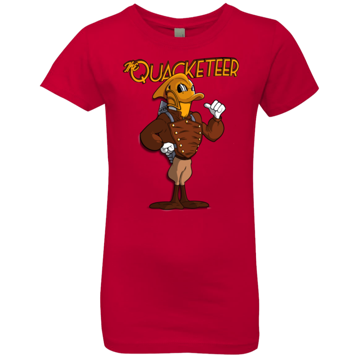 T-Shirts Red / YXS The Quacketeer Girls Premium T-Shirt