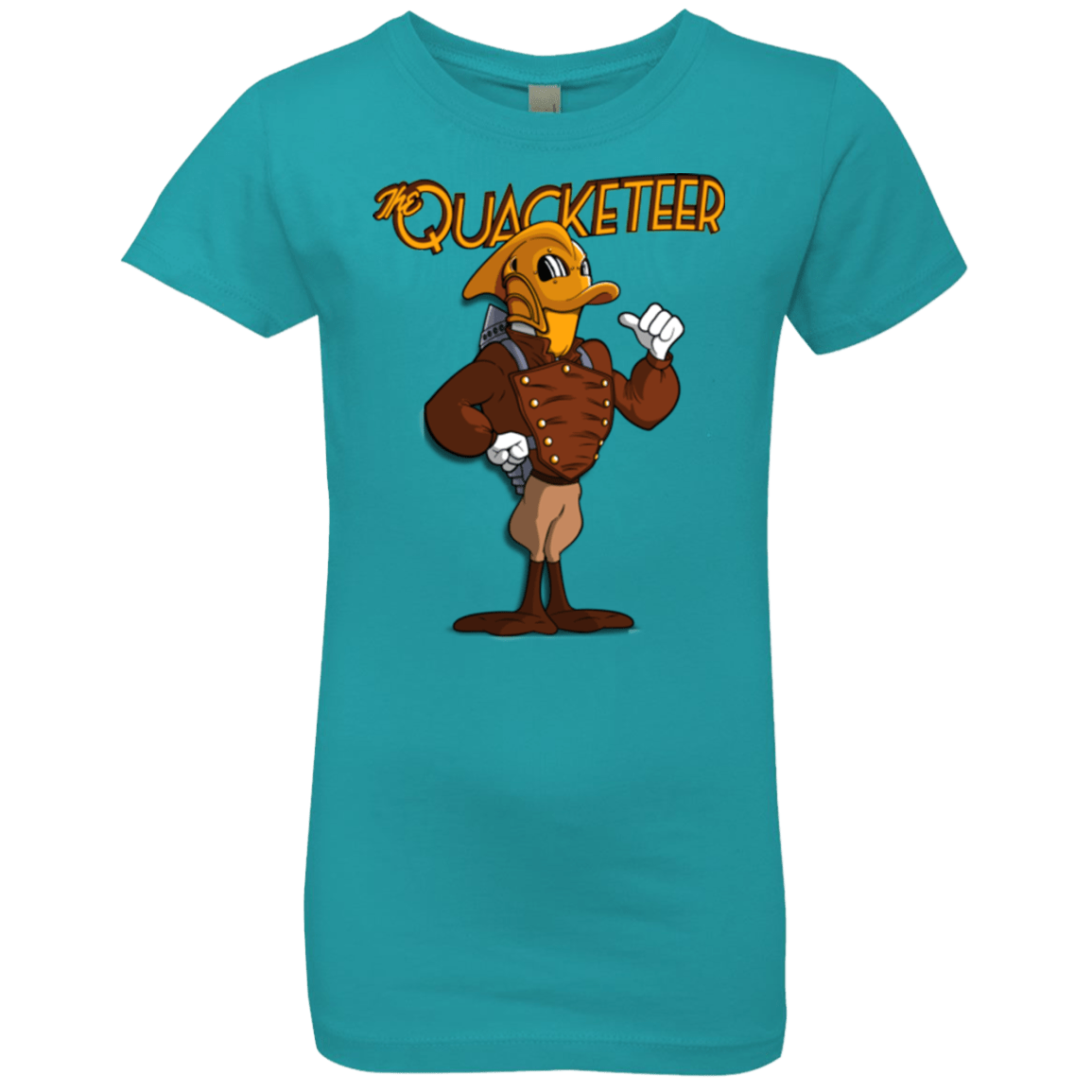 T-Shirts Tahiti Blue / YXS The Quacketeer Girls Premium T-Shirt