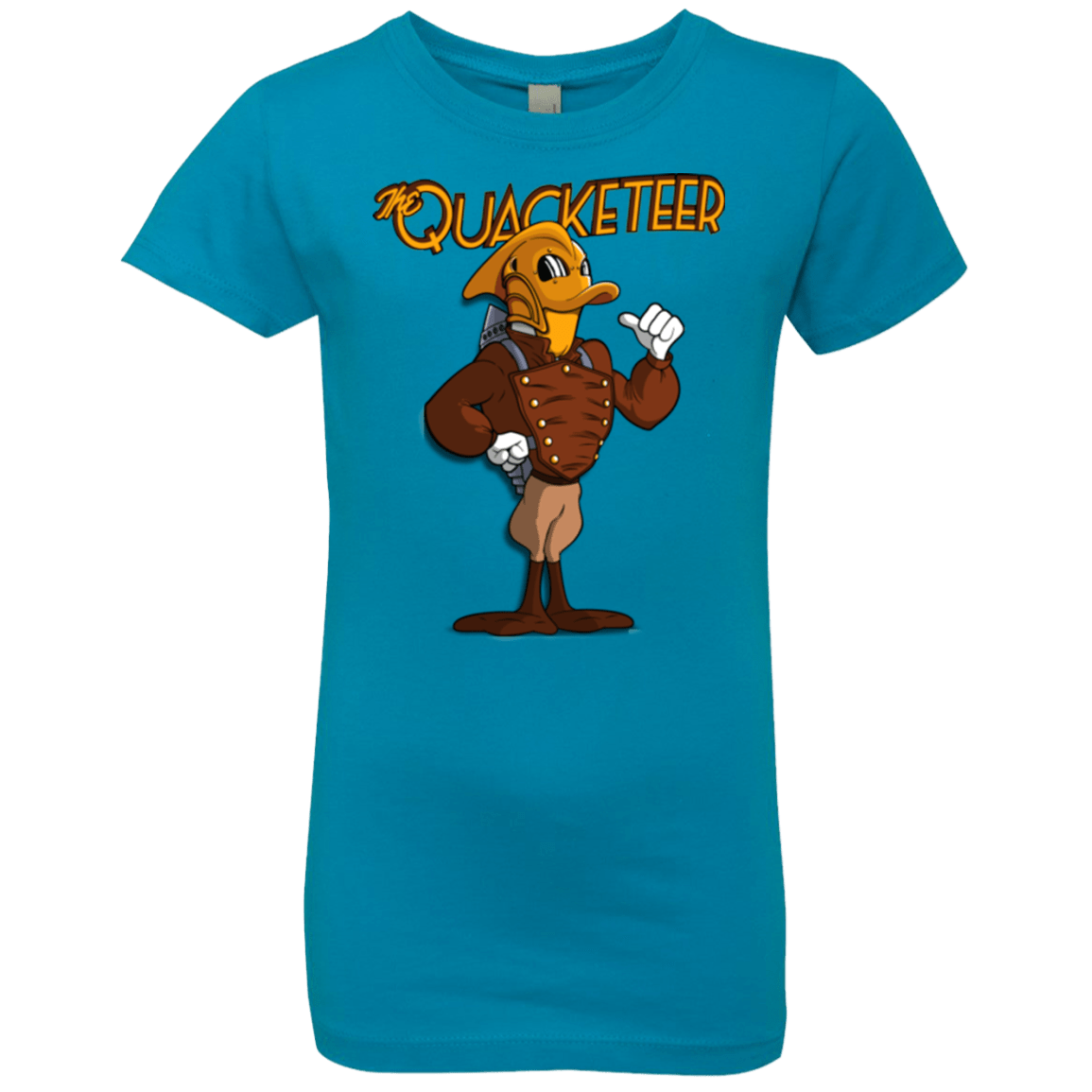 T-Shirts Turquoise / YXS The Quacketeer Girls Premium T-Shirt