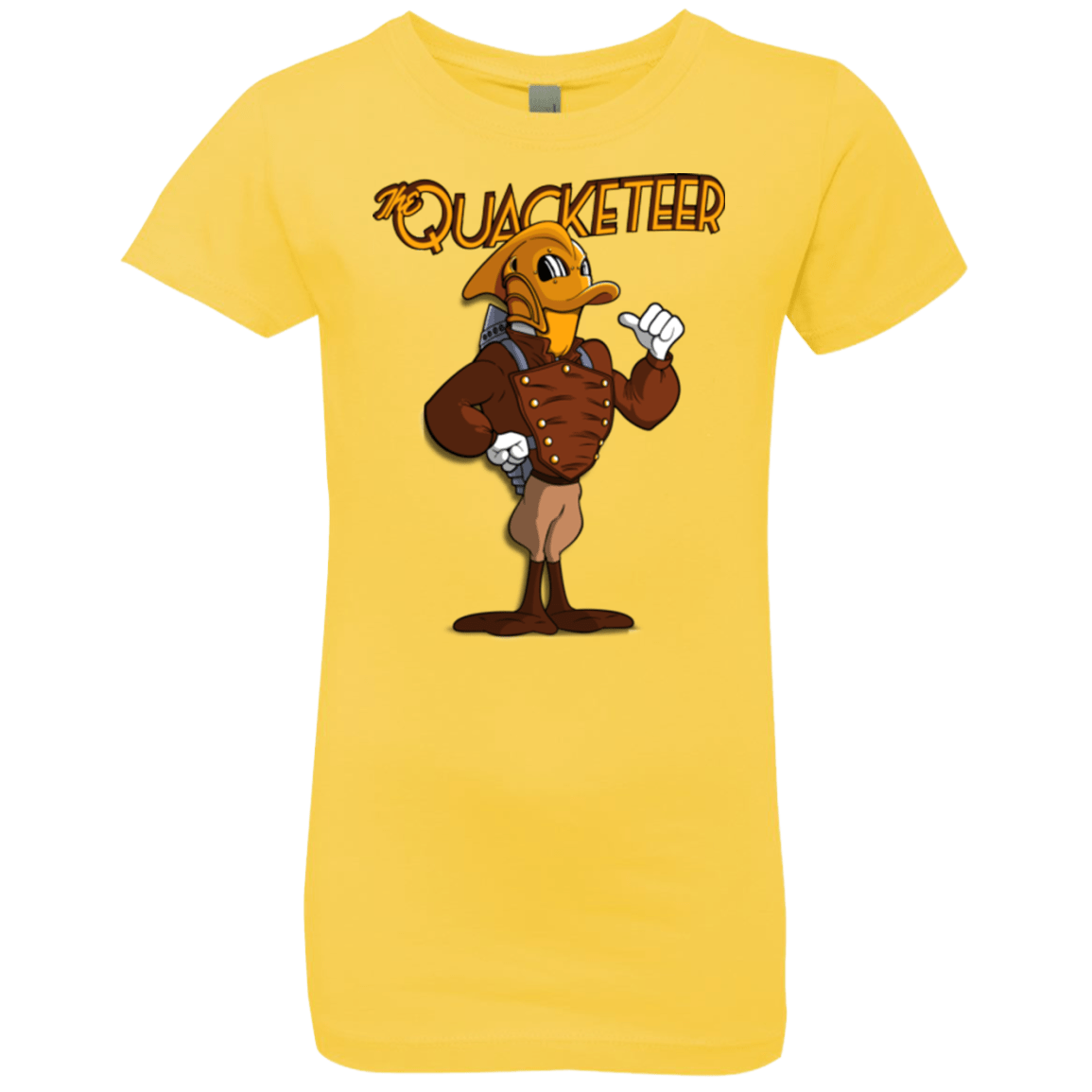 T-Shirts Vibrant Yellow / YXS The Quacketeer Girls Premium T-Shirt