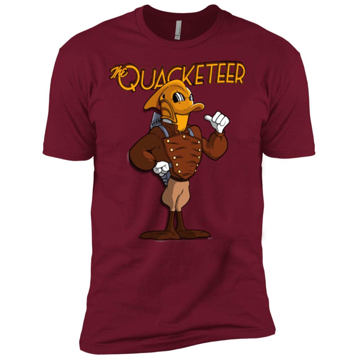 T-Shirts Cardinal / X-Small The Quacketeer Men's Premium T-Shirt