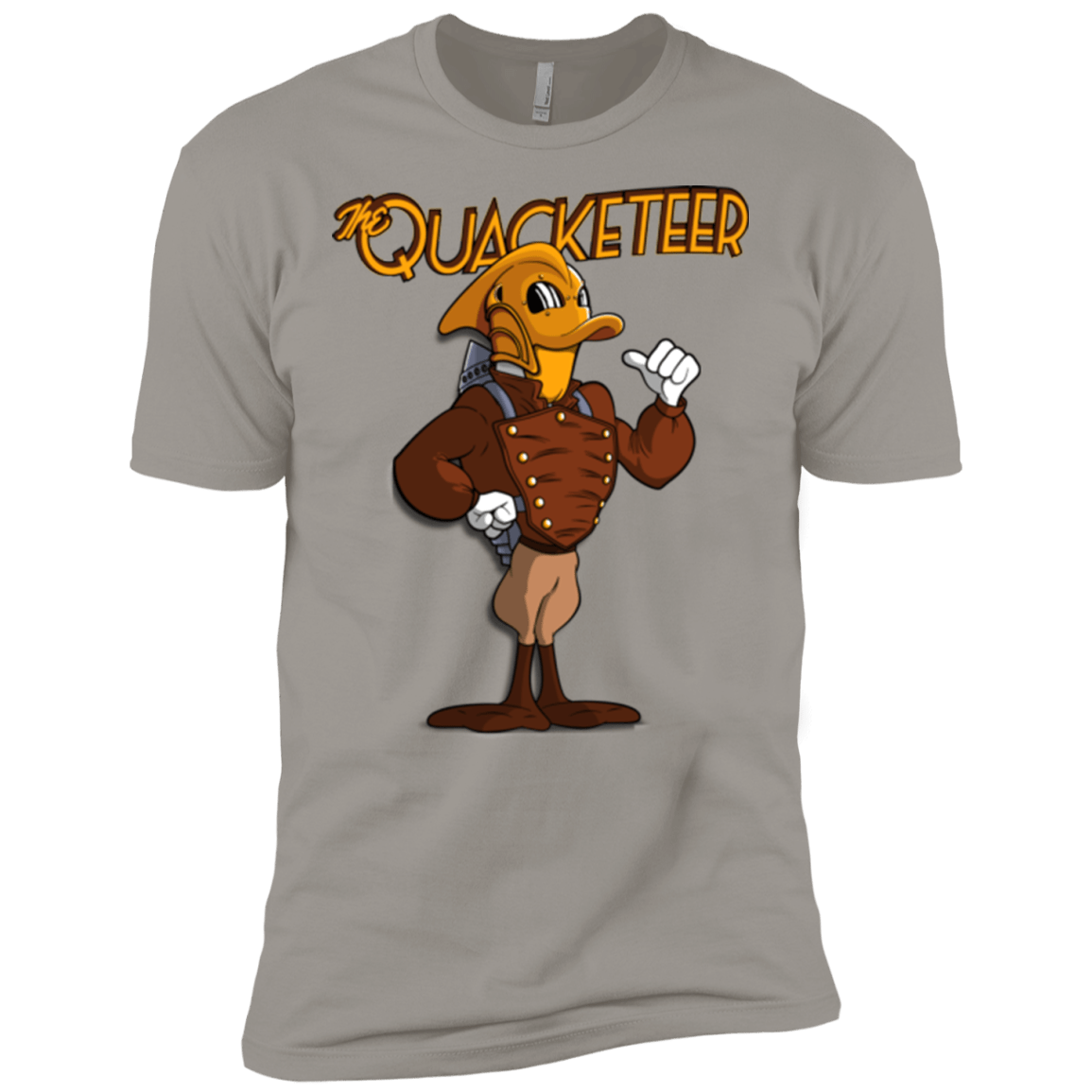 T-Shirts Light Grey / X-Small The Quacketeer Men's Premium T-Shirt