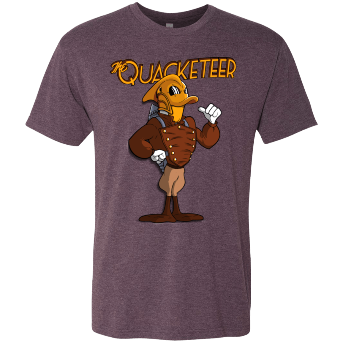 T-Shirts Vintage Purple / Small The Quacketeer Men's Triblend T-Shirt