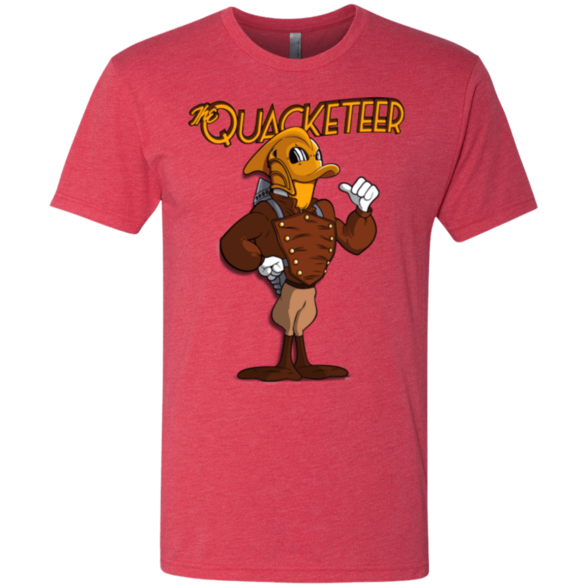 T-Shirts Vintage Red / Small The Quacketeer Men's Triblend T-Shirt