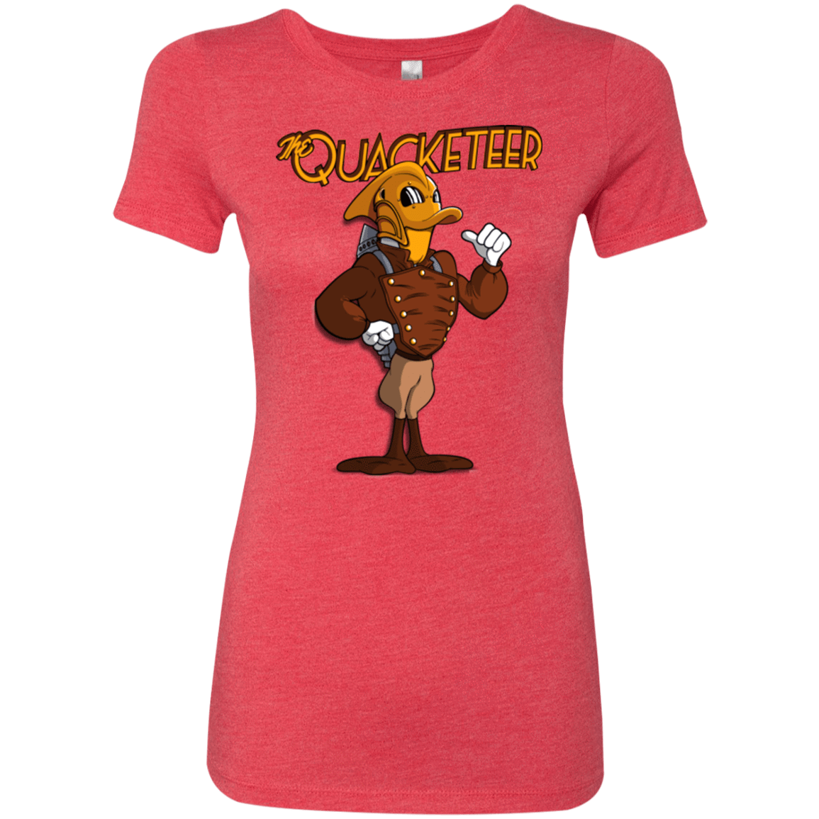 T-Shirts Vintage Red / Small The Quacketeer Women's Triblend T-Shirt