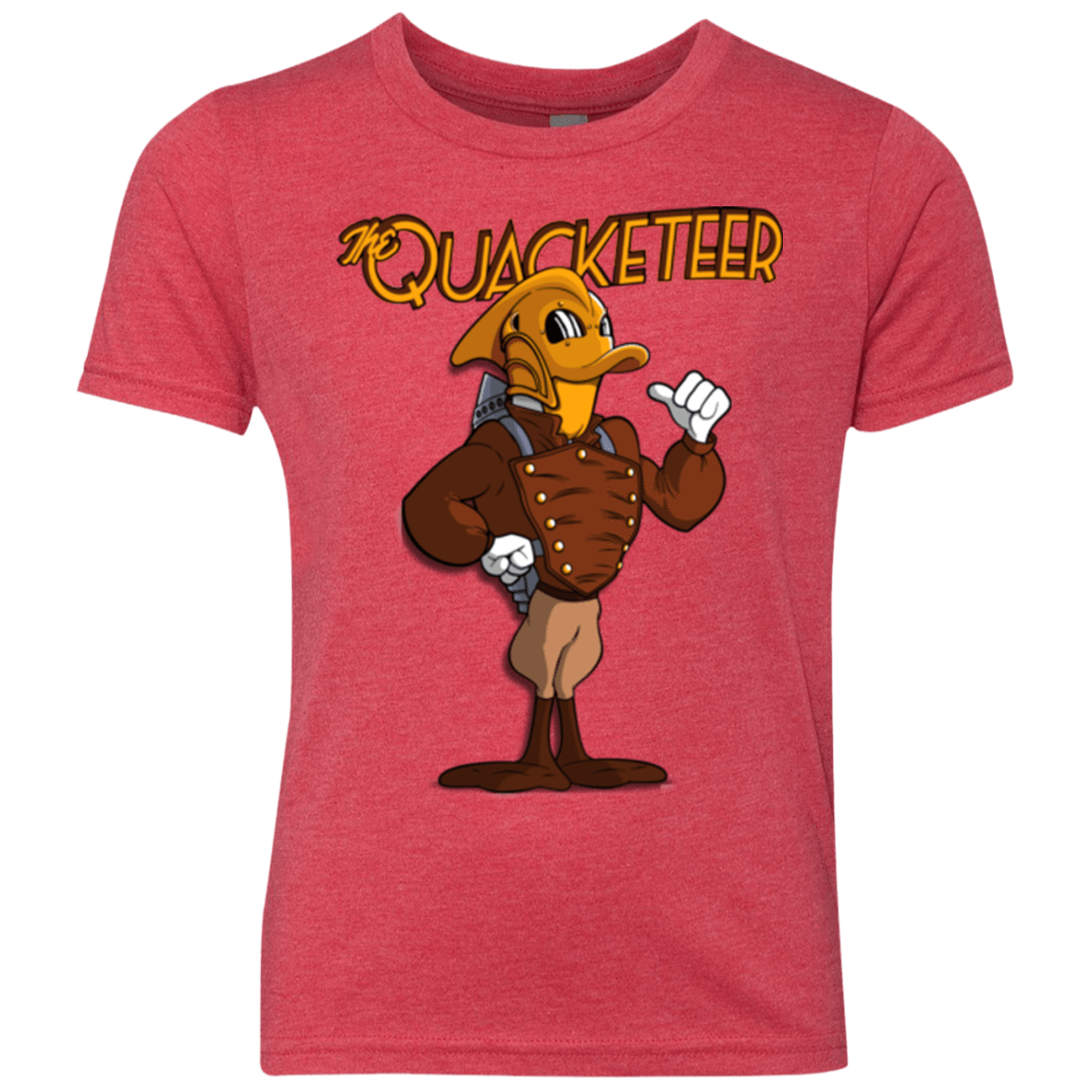 T-Shirts Vintage Red / YXS The Quacketeer Youth Triblend T-Shirt