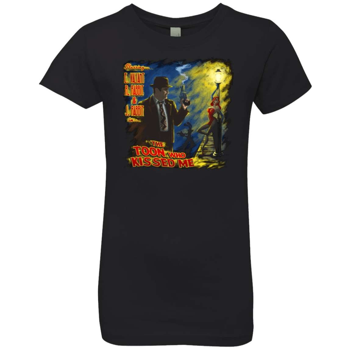 T-Shirts Black / YXS The Rabbit Who Kissed Me Girls Premium T-Shirt