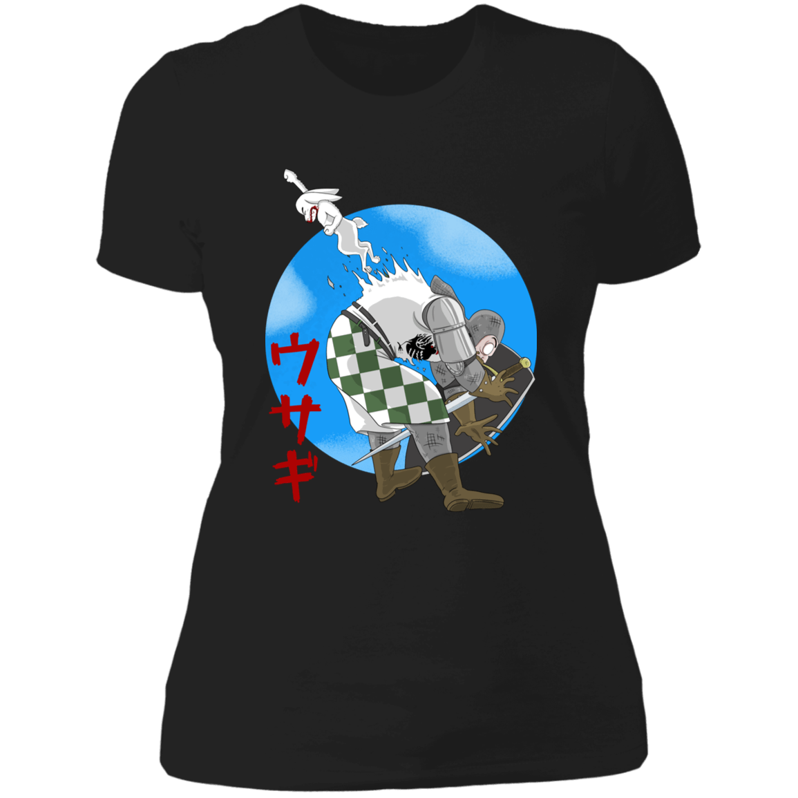 T-Shirts Black / X-Small The Rabbit Women's Premium T-Shirt