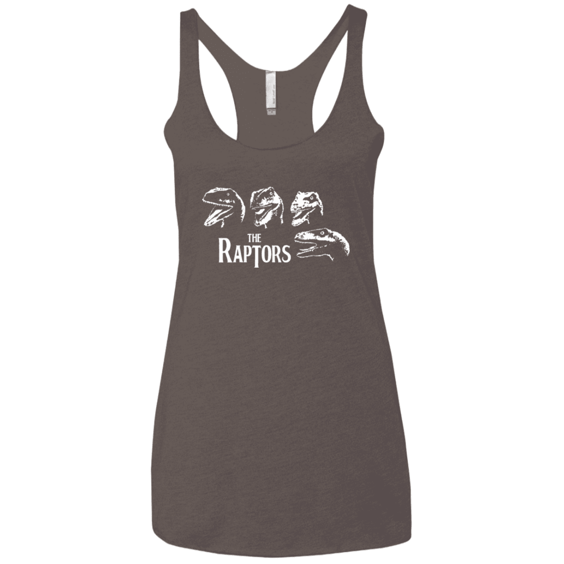 T-Shirts Macchiato / X-Small The Raptors Women's Triblend Racerback Tank