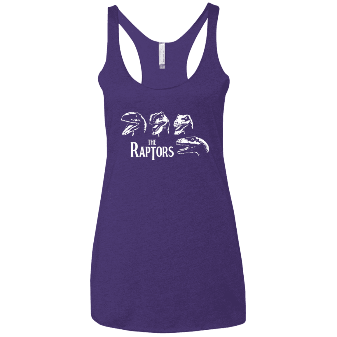 T-Shirts Purple / X-Small The Raptors Women's Triblend Racerback Tank