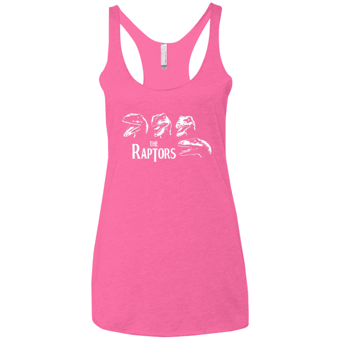 T-Shirts Vintage Pink / X-Small The Raptors Women's Triblend Racerback Tank