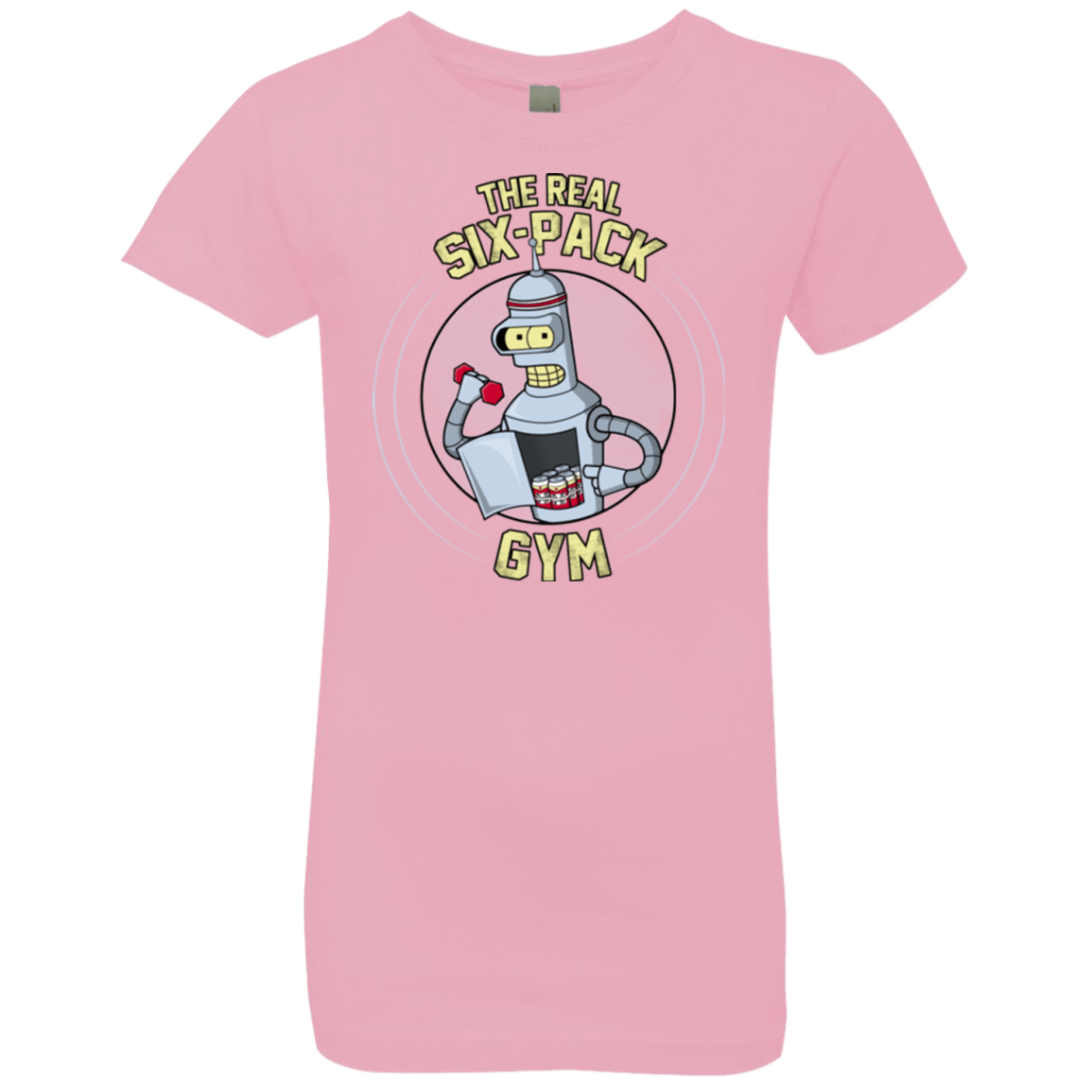 T-Shirts Light Pink / YXS The Real Six Pack Girls Premium T-Shirt