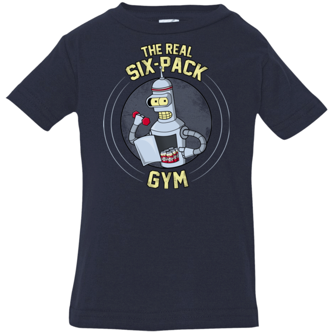 T-Shirts Navy / 6 Months The Real Six Pack Infant Premium T-Shirt