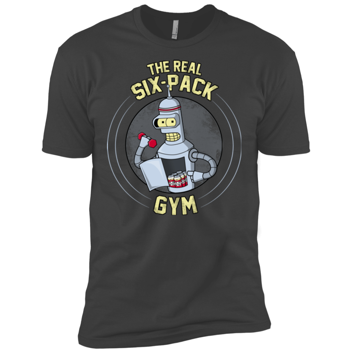 T-Shirts Heavy Metal / X-Small The Real Six Pack Men's Premium T-Shirt