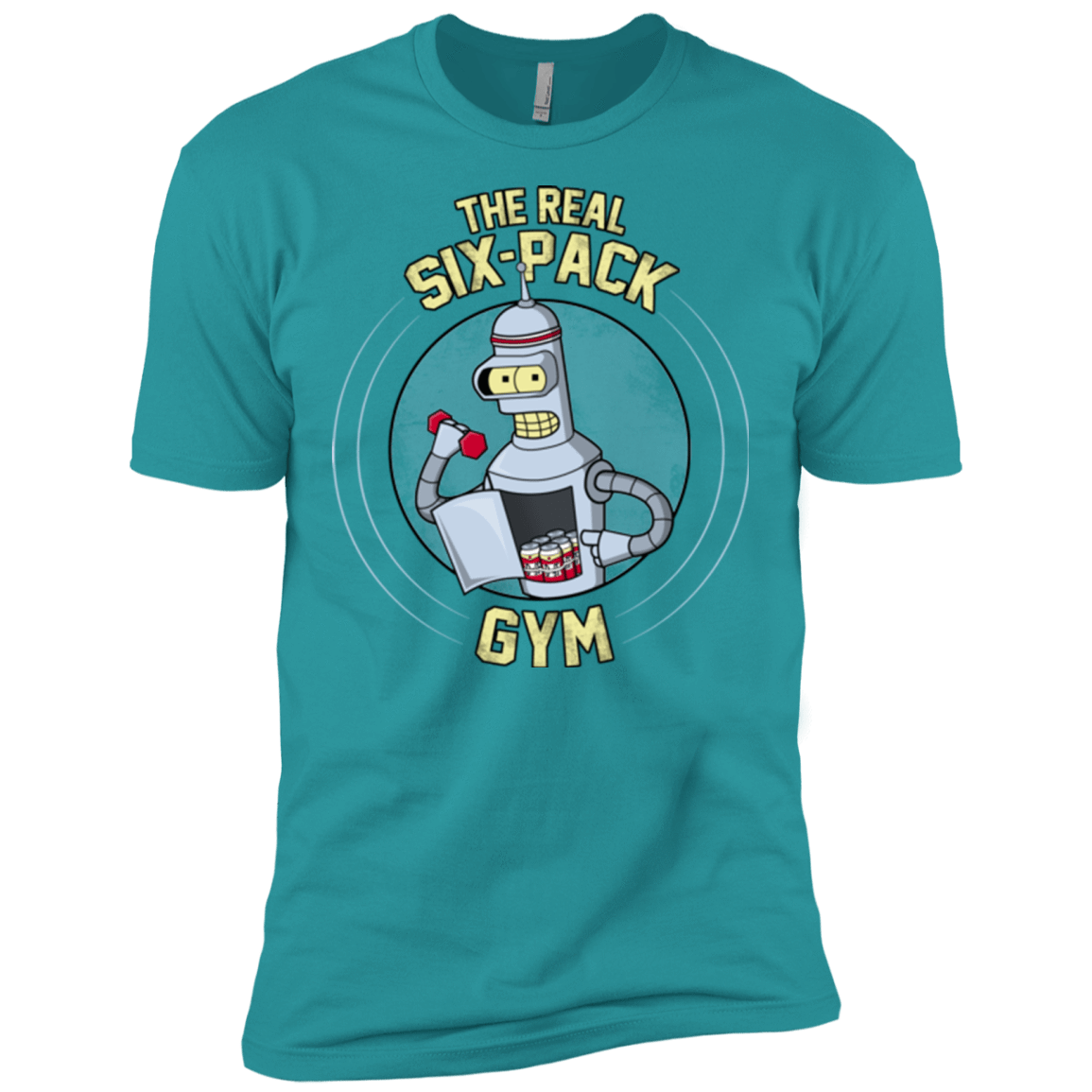 T-Shirts Tahiti Blue / X-Small The Real Six Pack Men's Premium T-Shirt