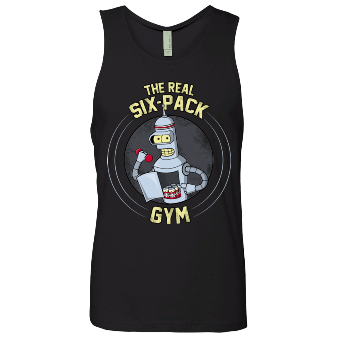 T-Shirts Black / Small The Real Six Pack Men's Premium Tank Top