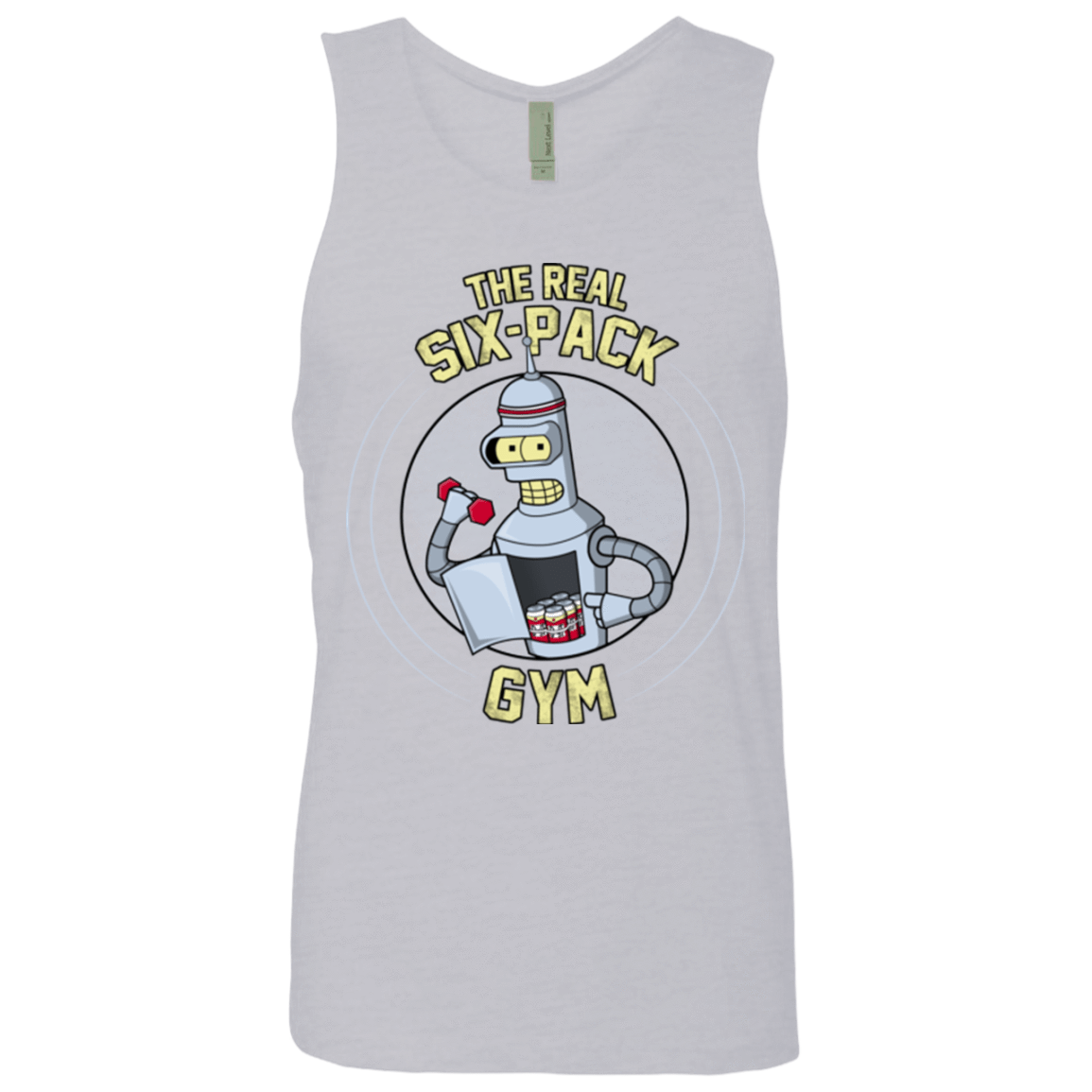 T-Shirts Heather Grey / Small The Real Six Pack Men's Premium Tank Top