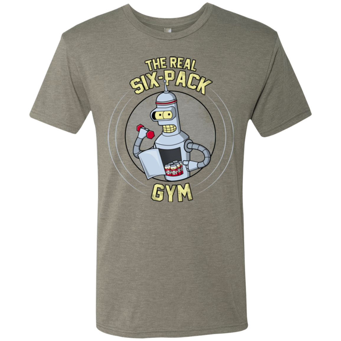 T-Shirts Venetian Grey / Small The Real Six Pack Men's Triblend T-Shirt