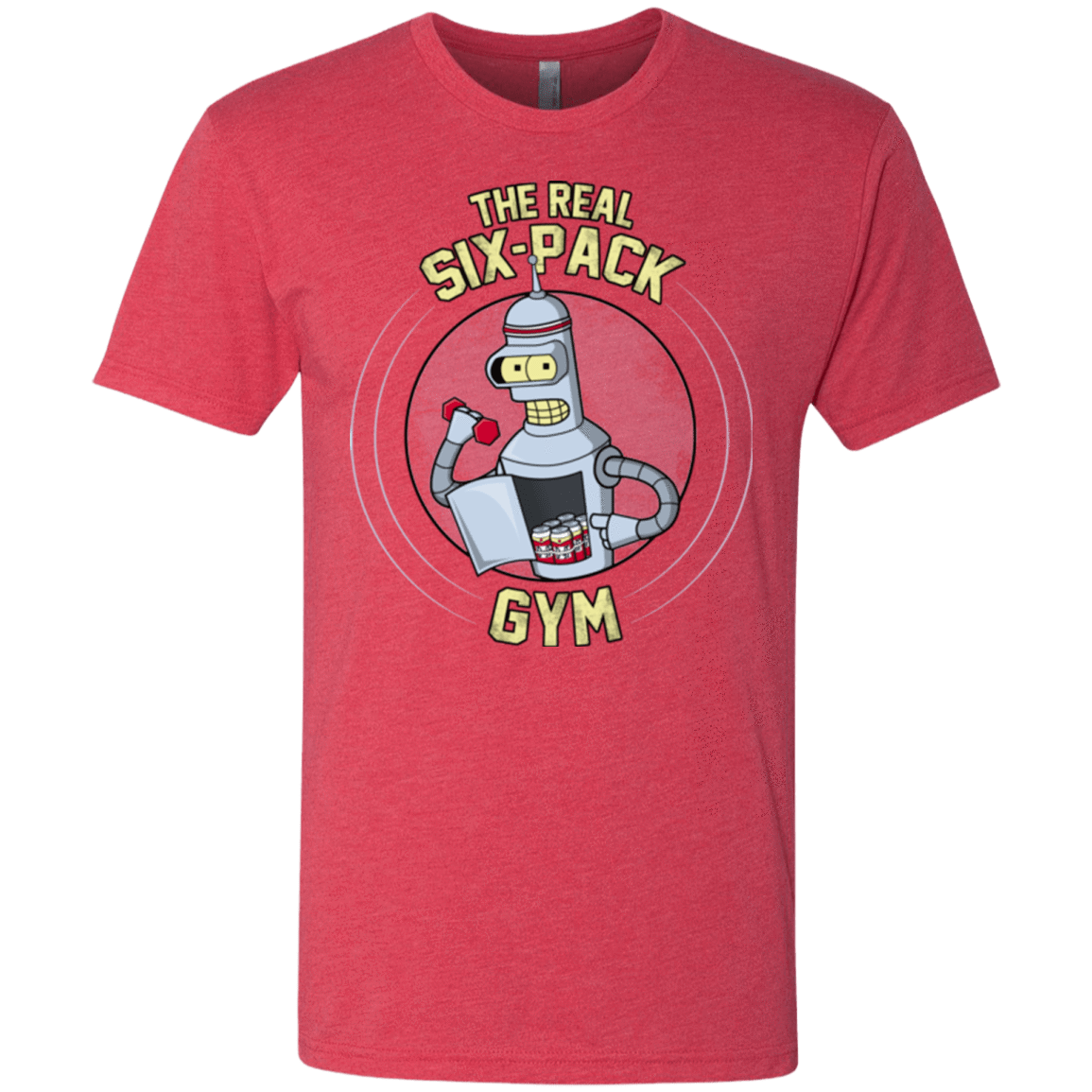 T-Shirts Vintage Red / Small The Real Six Pack Men's Triblend T-Shirt