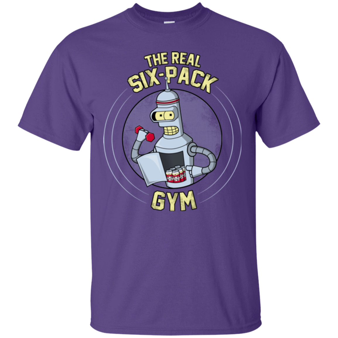 T-Shirts Purple / Small The Real Six Pack T-Shirt