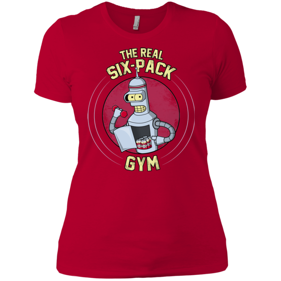 T-Shirts Red / X-Small The Real Six Pack Women's Premium T-Shirt