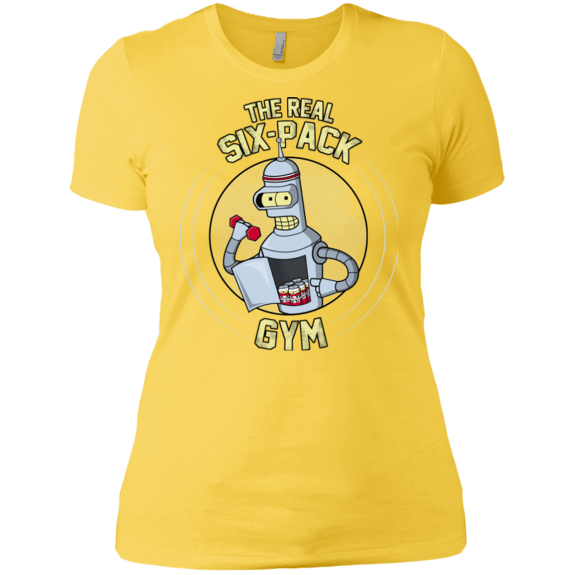 T-Shirts Vibrant Yellow / X-Small The Real Six Pack Women's Premium T-Shirt