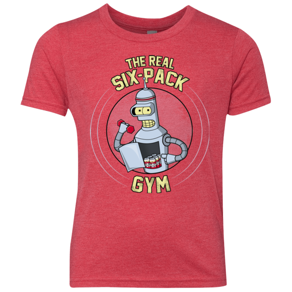 T-Shirts Vintage Red / YXS The Real Six Pack Youth Triblend T-Shirt