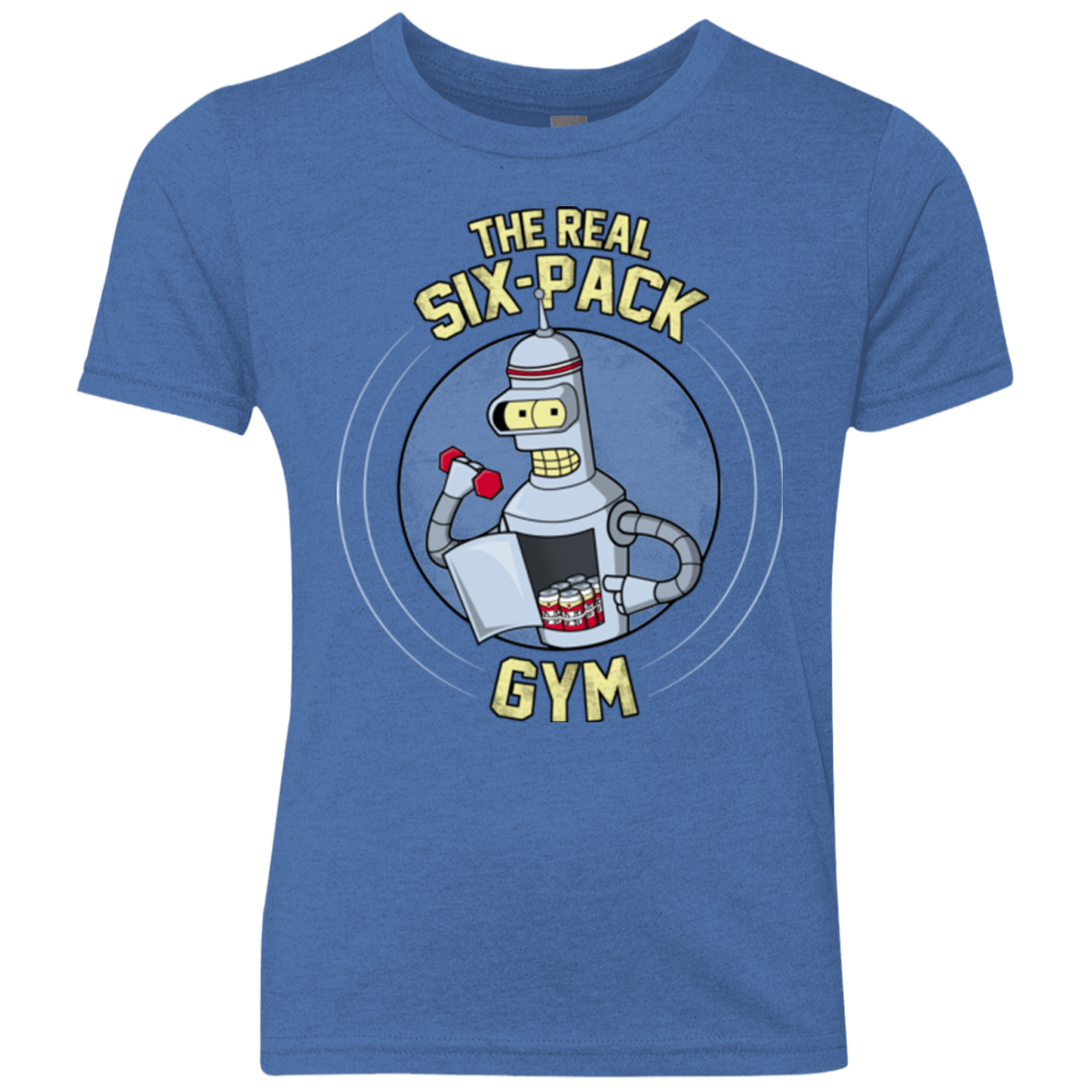 T-Shirts Vintage Royal / YXS The Real Six Pack Youth Triblend T-Shirt