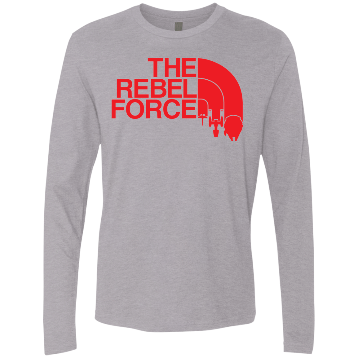T-Shirts Heather Grey / Small The Rebel Force 2 Men's Premium Long Sleeve