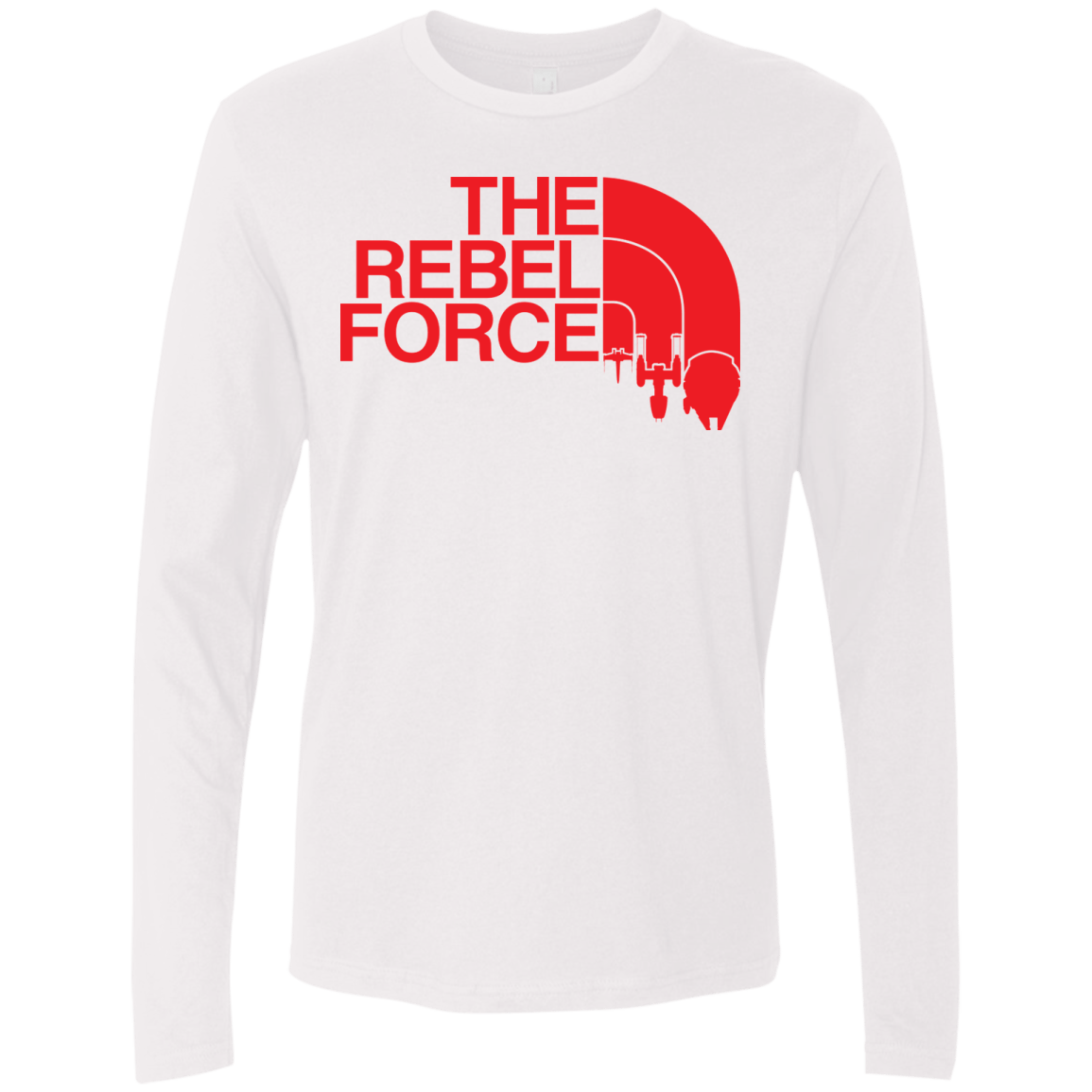 T-Shirts White / Small The Rebel Force 2 Men's Premium Long Sleeve