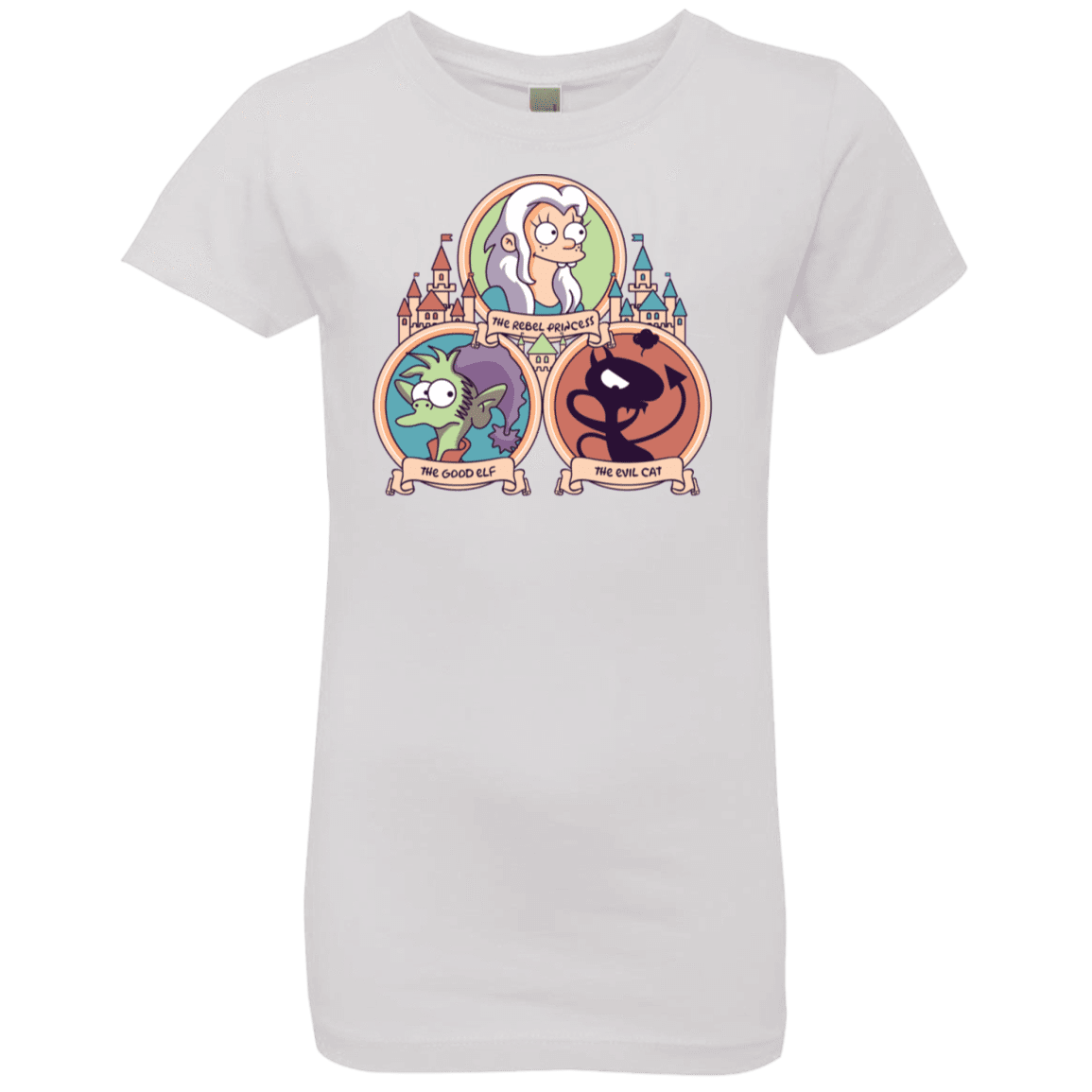T-Shirts White / YXS The Rebel, the Good and Evil Cat Girls Premium T-Shirt