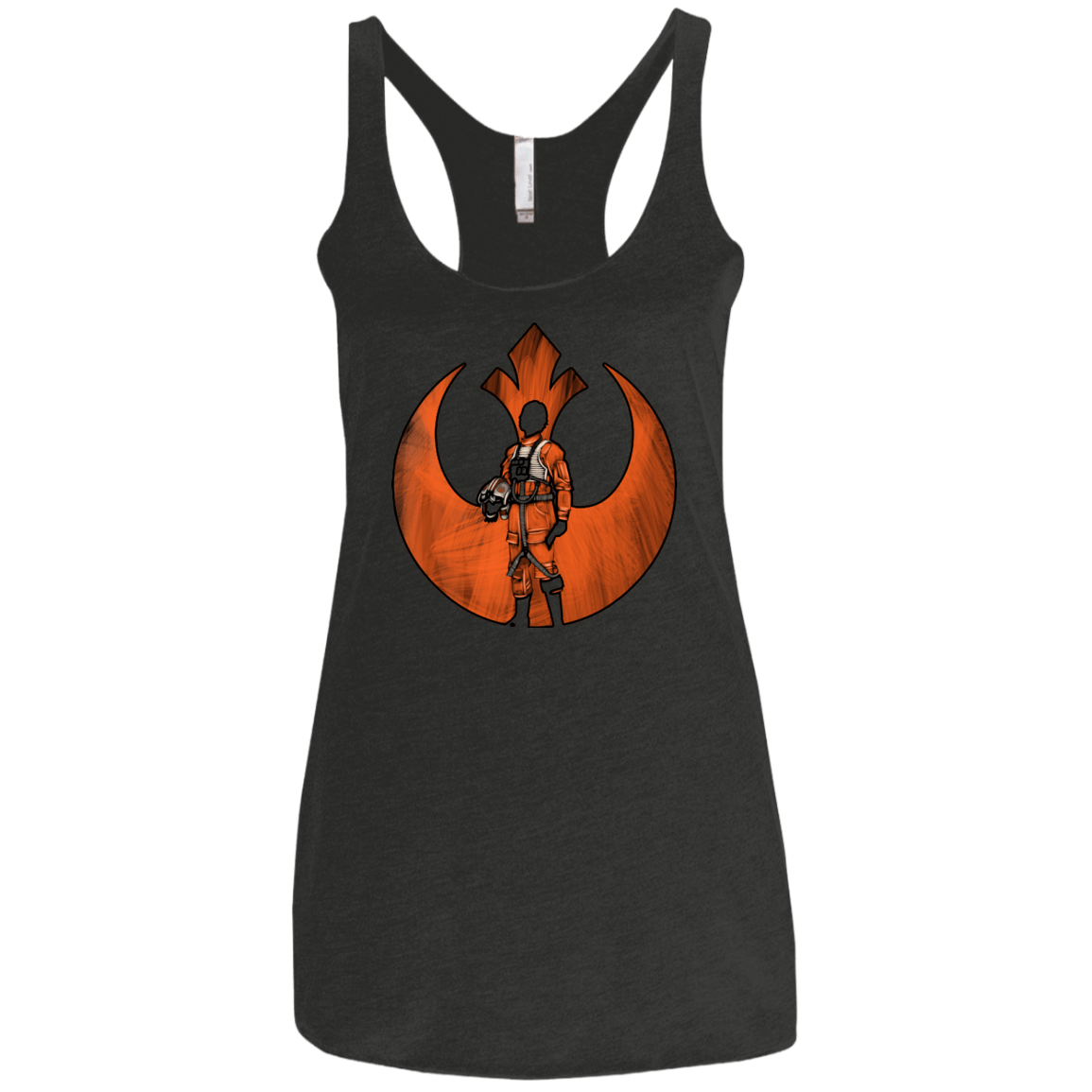 T-Shirts Vintage Black / X-Small The Rebel Women's Triblend Racerback Tank
