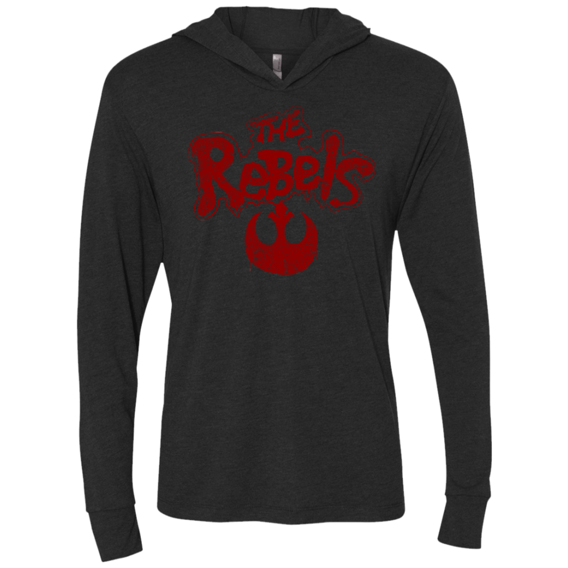 T-Shirts Vintage Black / X-Small The Rebels (1) Triblend Long Sleeve Hoodie Tee