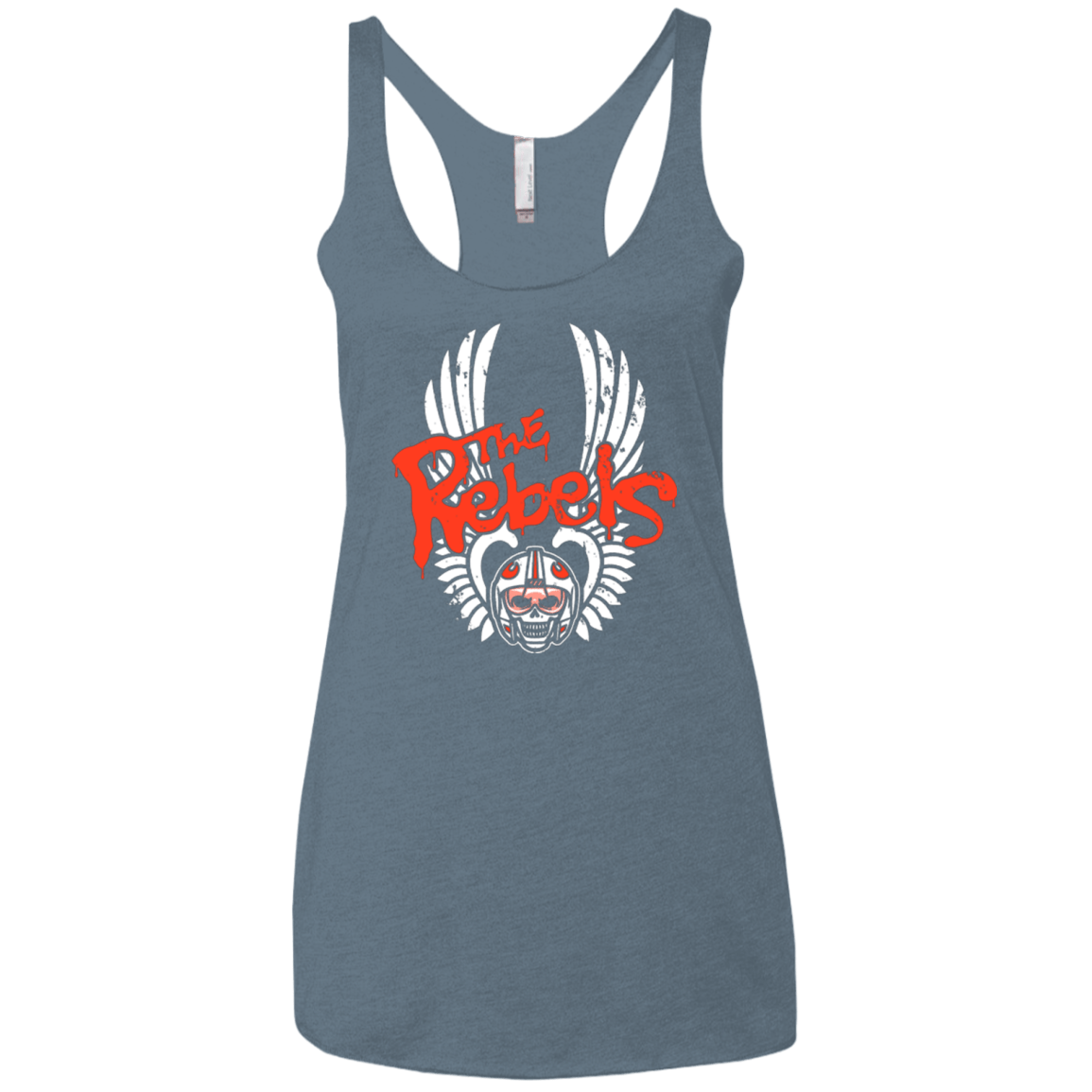 T-Shirts Indigo / X-Small THE REBELS Women's Triblend Racerback Tank