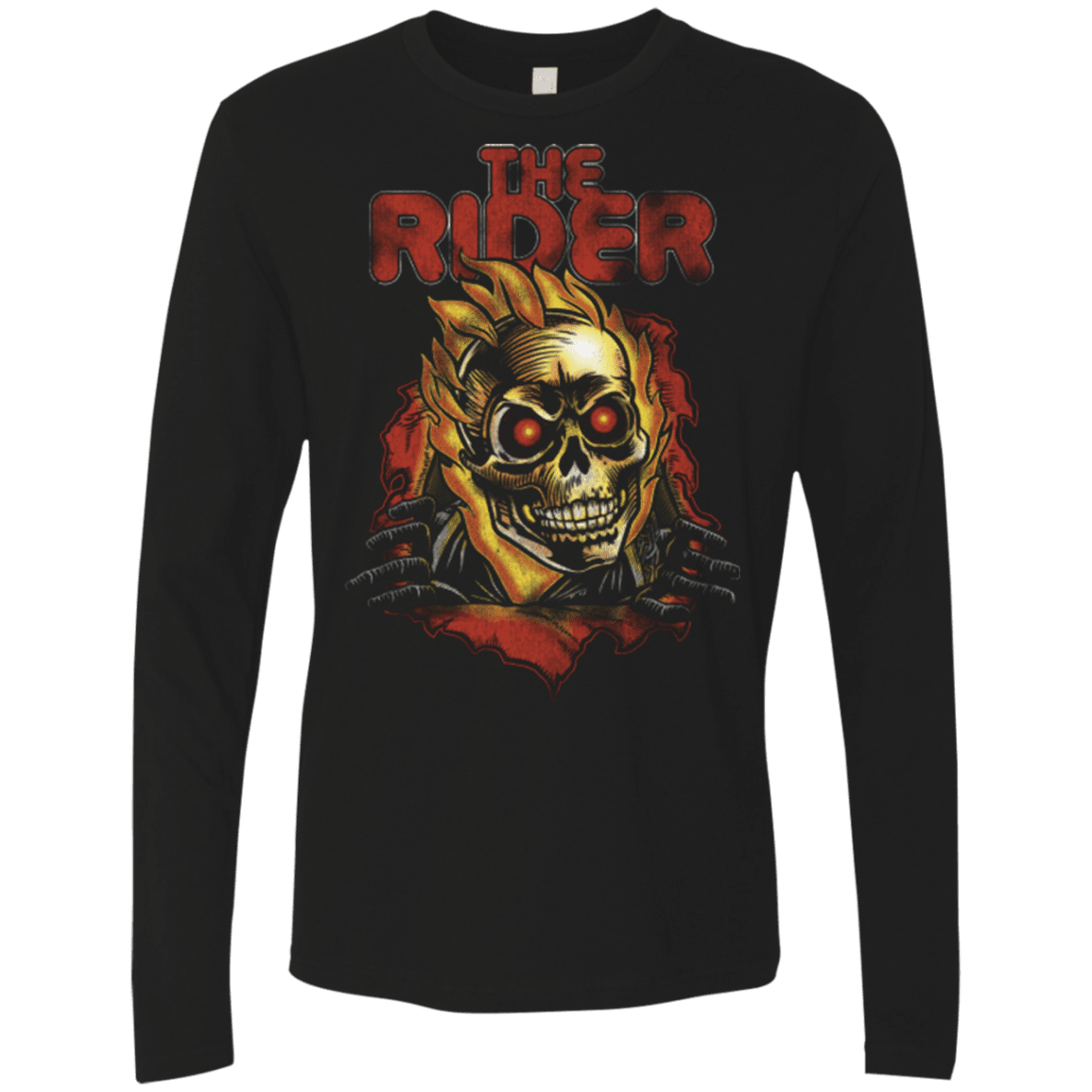T-Shirts Black / Small THE RIDER Men's Premium Long Sleeve