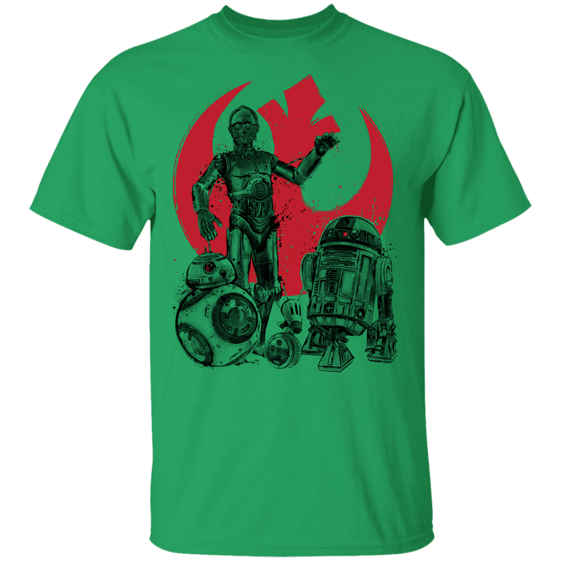T-Shirts Irish Green / YXS The Rise of Droids Youth T-Shirt