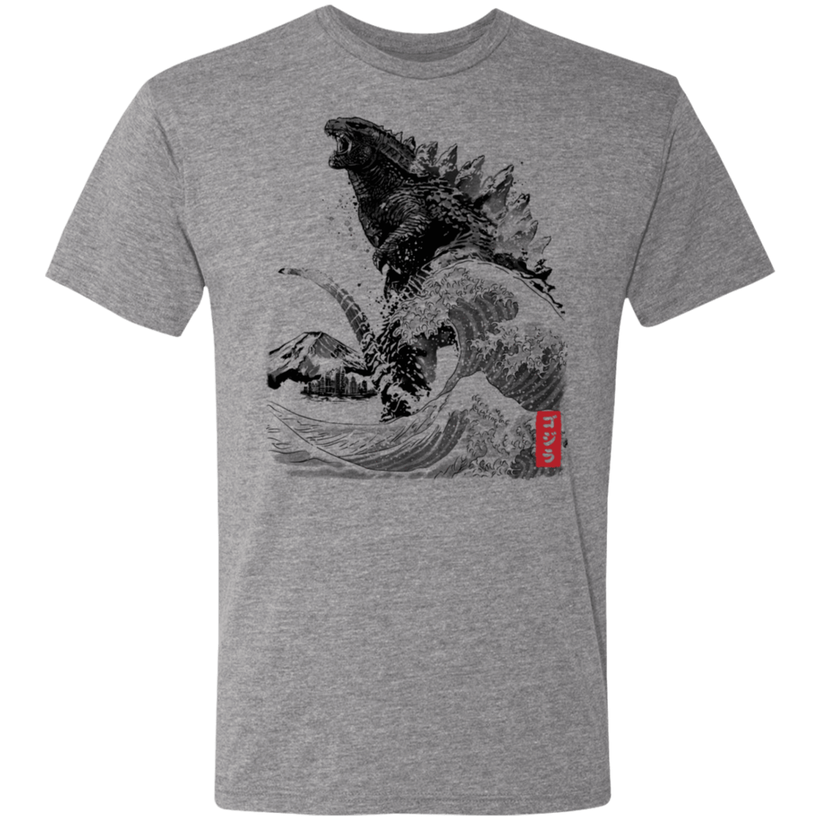 T-Shirts Premium Heather / S The Rise of Gojira Men's Triblend T-Shirt