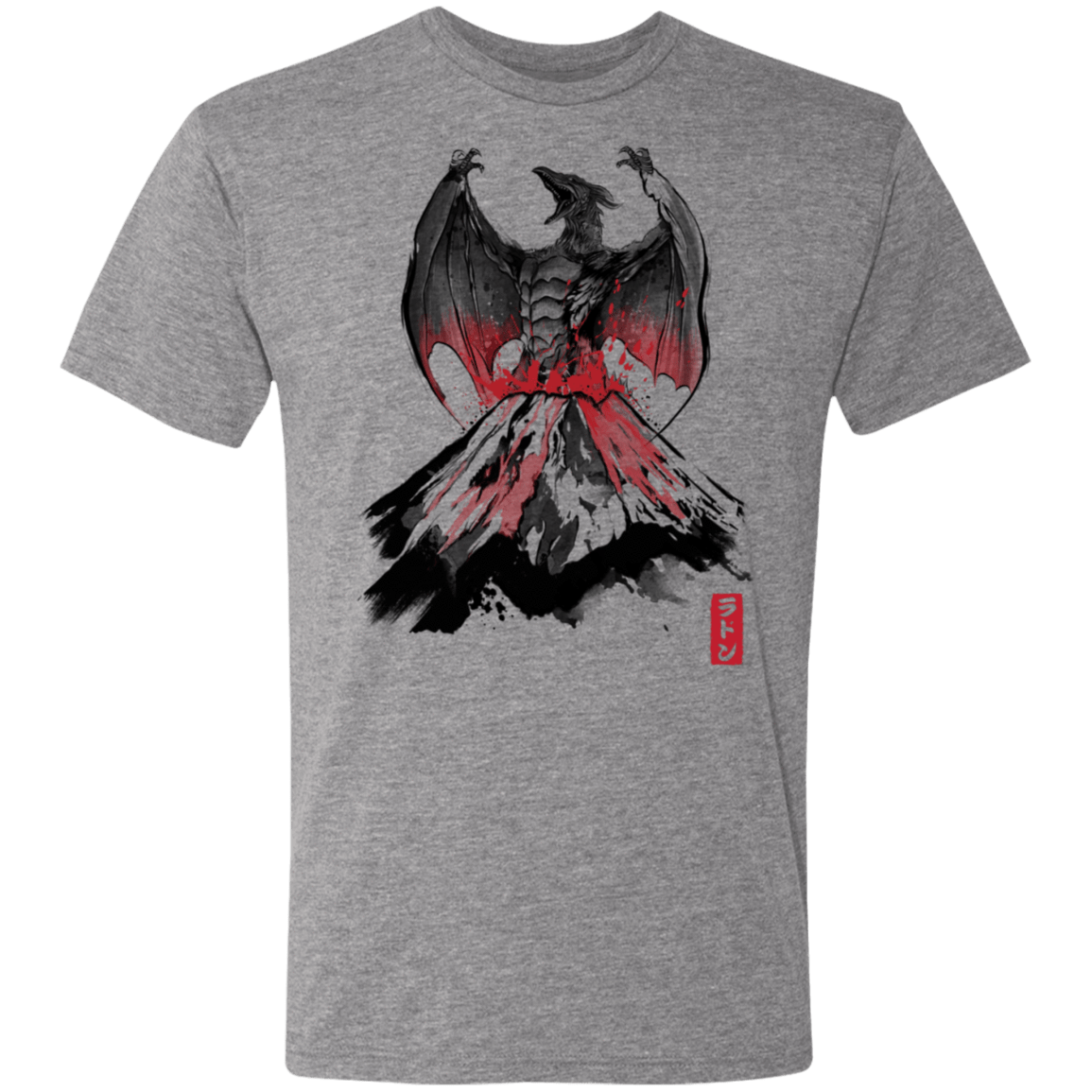 T-Shirts Premium Heather / S The Rise of the Fire Pteranodon Men's Triblend T-Shirt