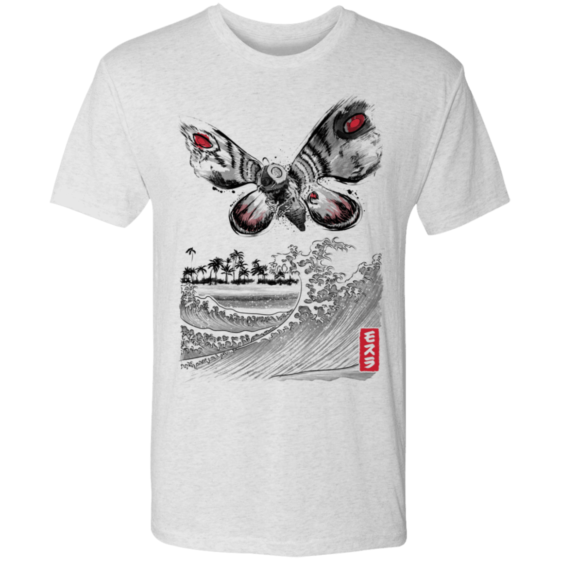 T-Shirts Heather White / S The Rise of the Giant Moth Men's Triblend T-Shirt