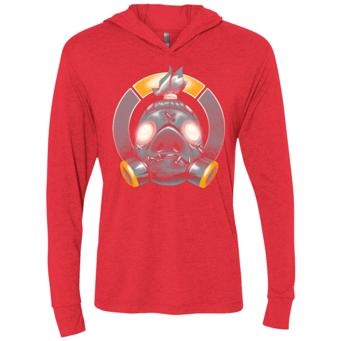 T-Shirts Vintage Red / X-Small The Ruthless Killer Triblend Long Sleeve Hoodie Tee