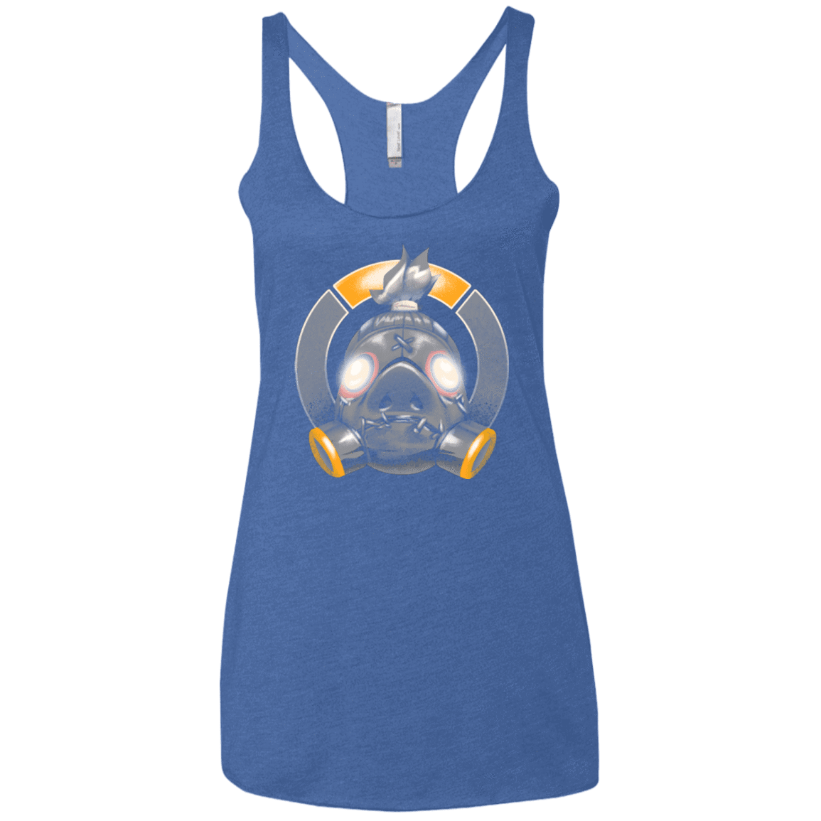 T-Shirts Vintage Royal / X-Small The Ruthless Killer Women's Triblend Racerback Tank